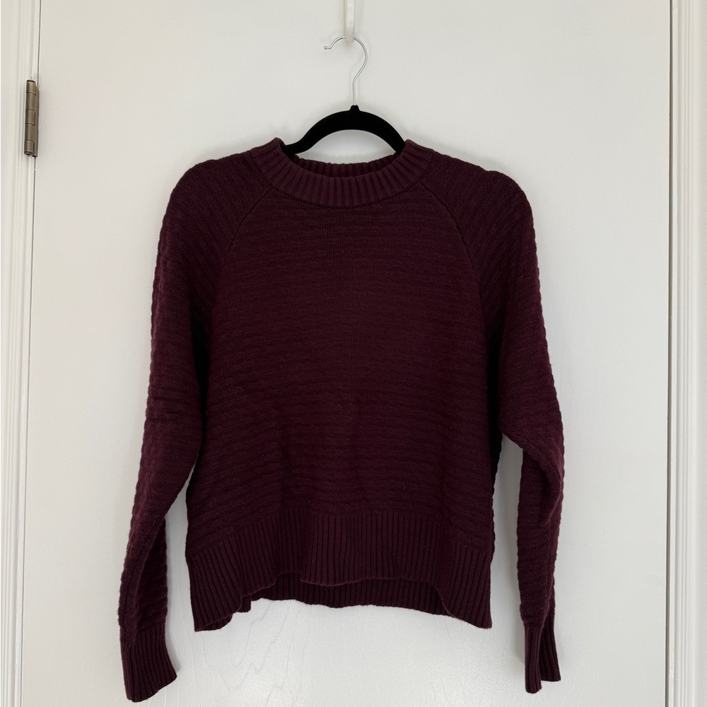 Lululemon Chunky Burgundy Sweater